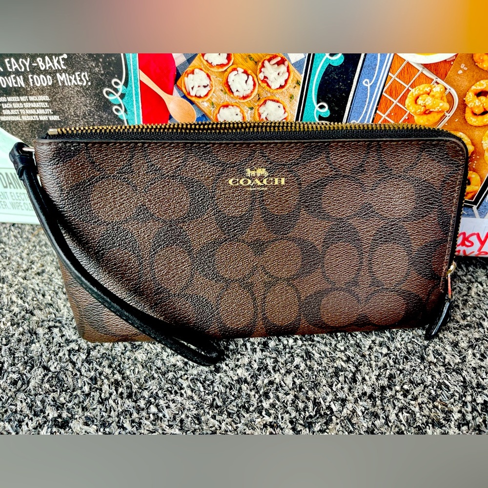 Coach Double Zip Wallet